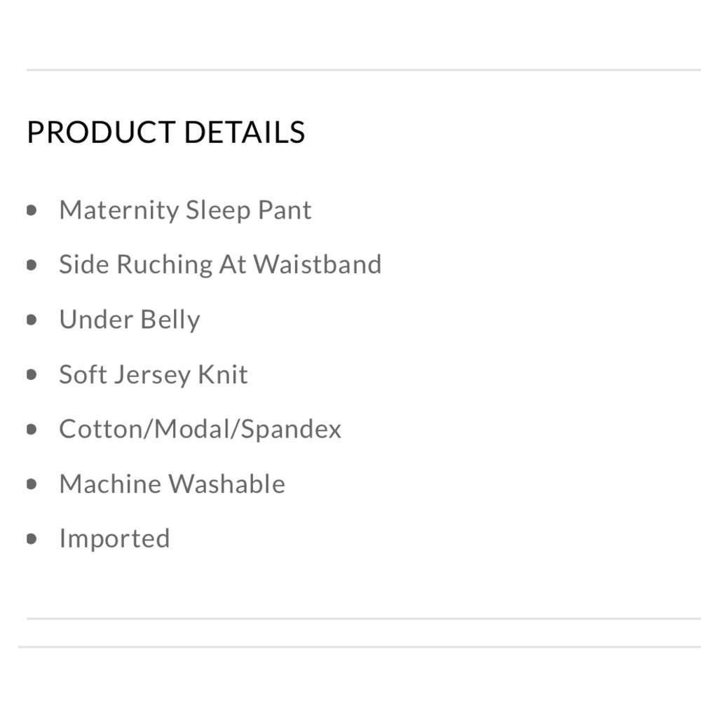 Brand New Motherhood Maternity Sleep Pants - Picture 4 of 16